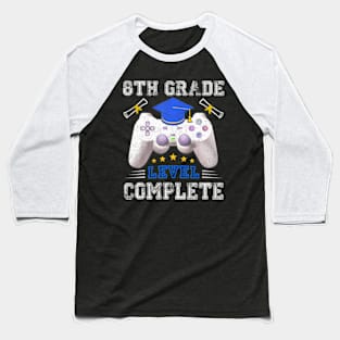 8th Grade Level Complete Gamer Class Of 2024 Baseball T-Shirt